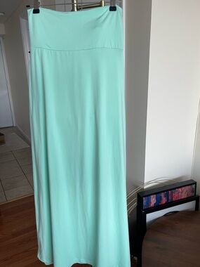 Mint Green Maxi Skirt